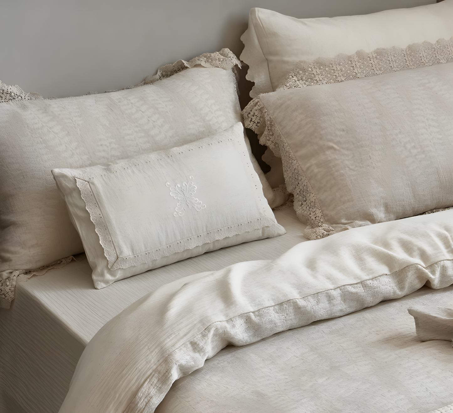 Charm Embroidered Bedding Set
