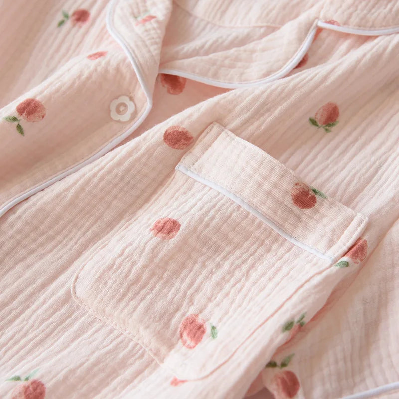 Peachy Breeze Pajama Set