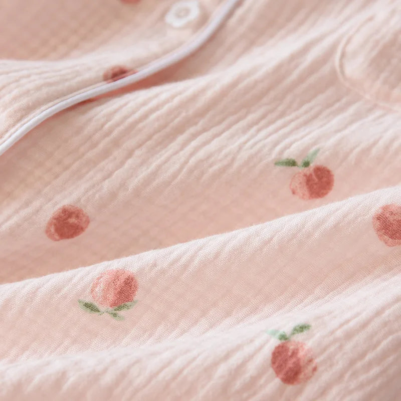 Peachy Breeze Pajama Set