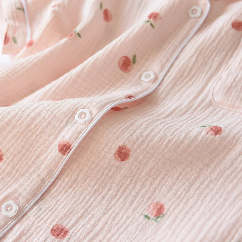 Peachy Breeze Pajama Set