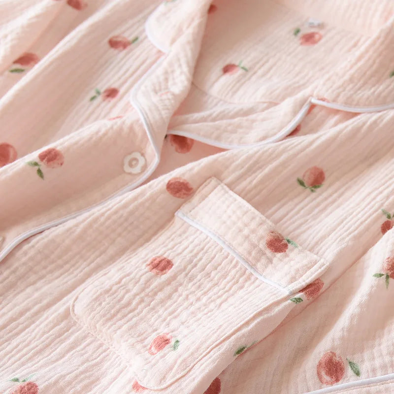 Peachy Breeze Pajama Set