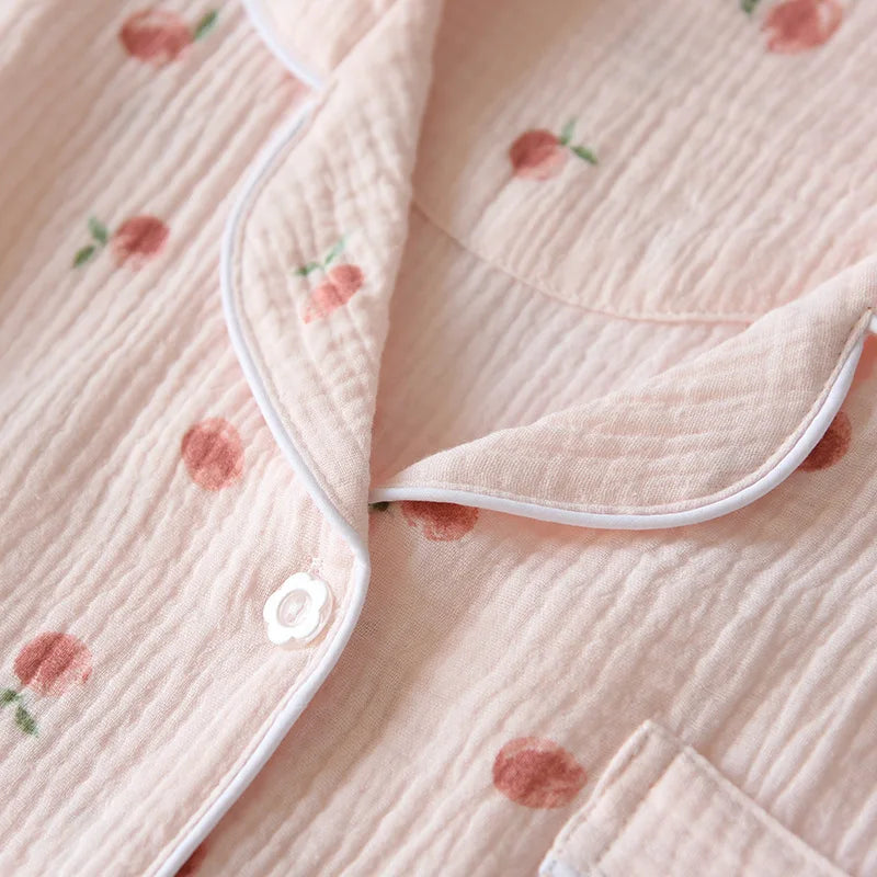 Peachy Breeze Pajama Set