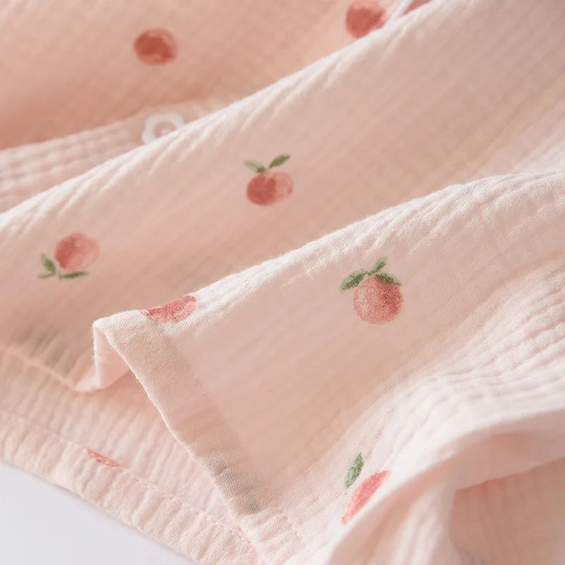Peachy Breeze Pajama Set