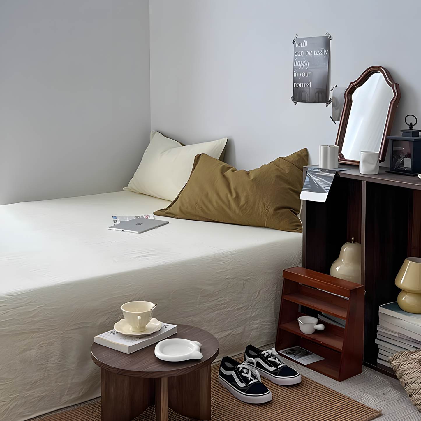 Two-Tone Bedding Set | Green Base with Contrast Options