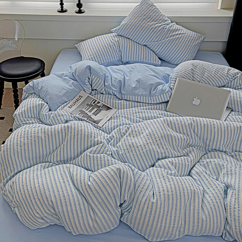 Serene Stripes Bedding Set