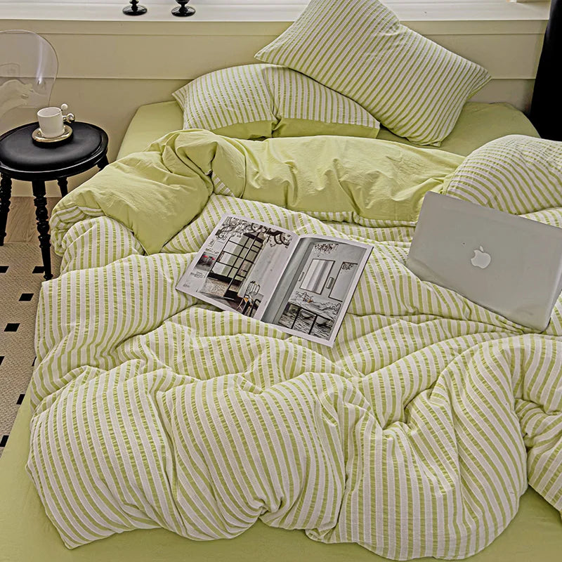 Serene Stripes Bedding Set
