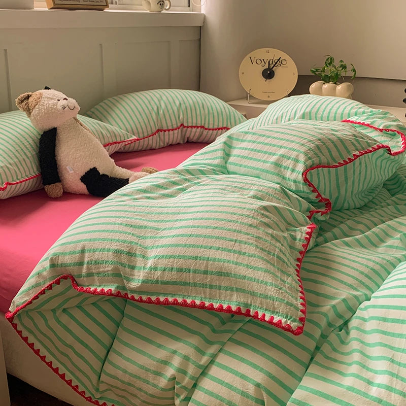 Classic Stripe Bedding Collection - WhisperLinens