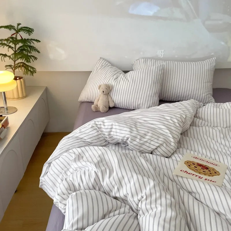 Calm Stripe Bedding Set