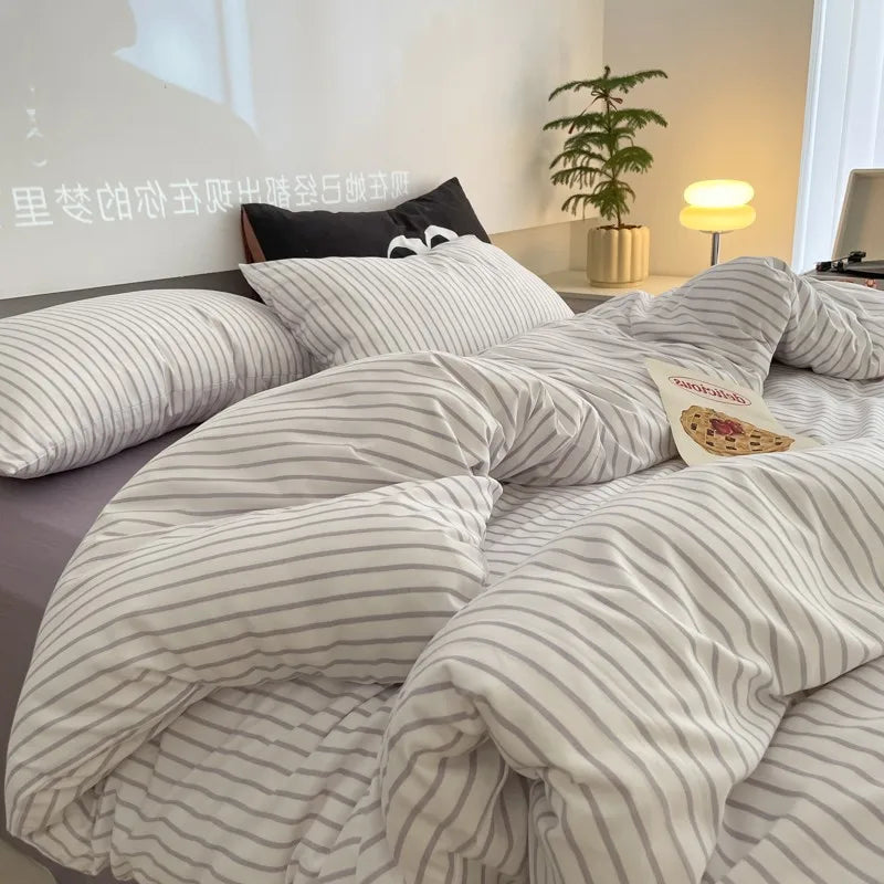 Calm Stripe Bedding Set