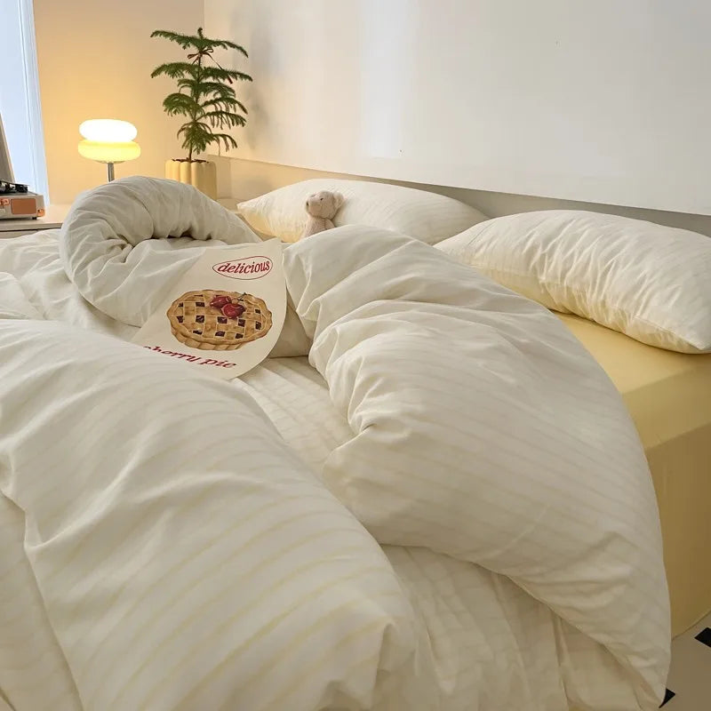Calm Stripe Bedding Set