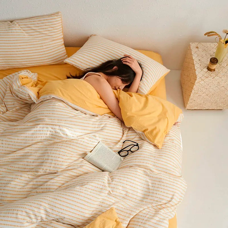 Sunrise Stripes Bedding Set