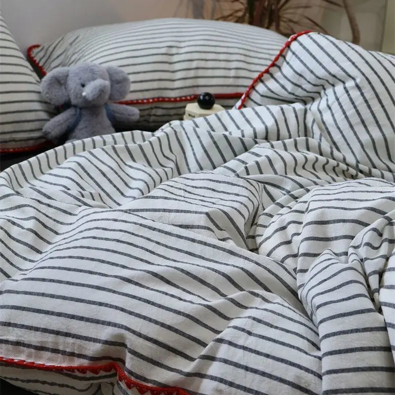 Striped Bedding Set
