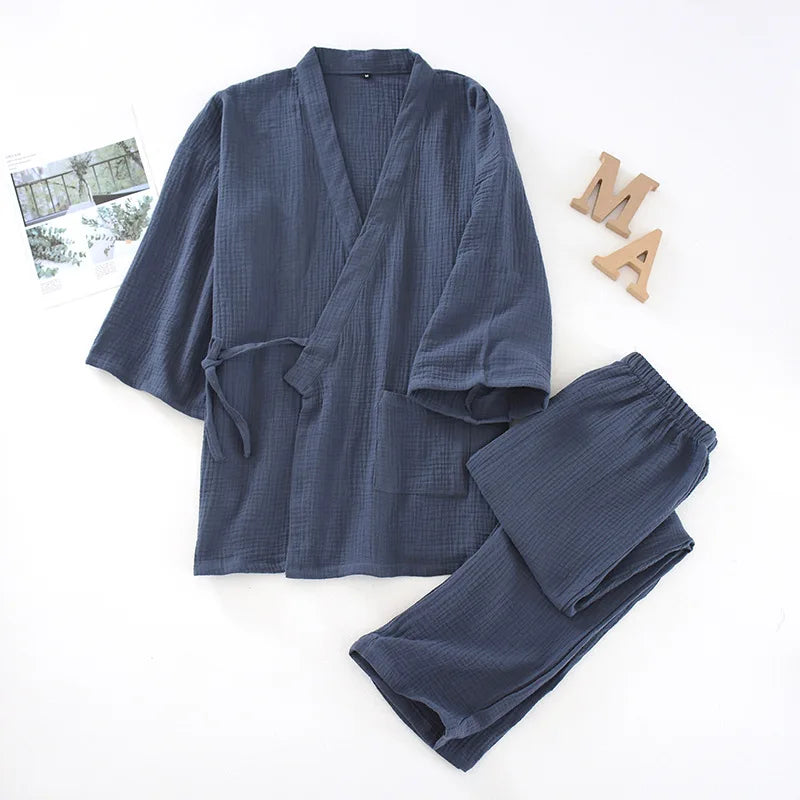 Soft Breeze Kimono Pajama Set