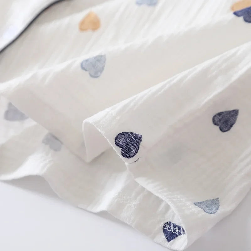 Sweetheart Cotton Pajama Set