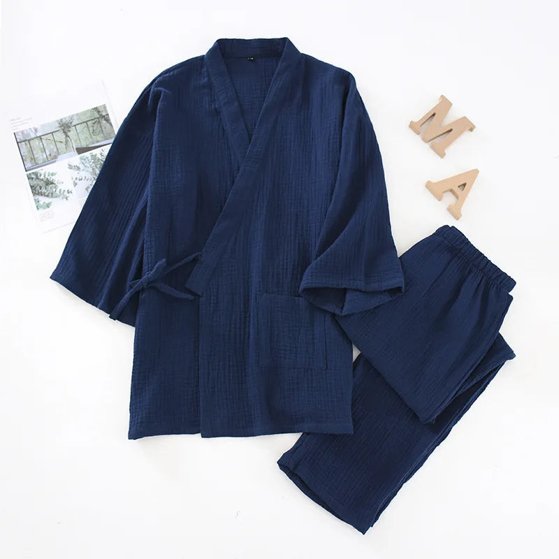 Soft Breeze Kimono Pajama Set