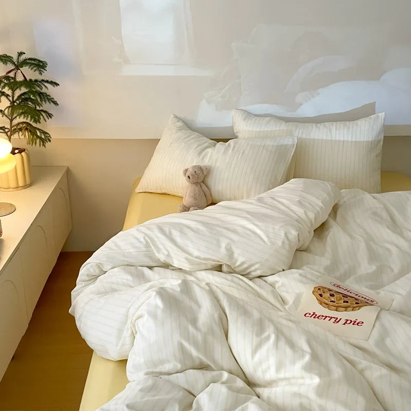 Calm Stripe Bedding Set