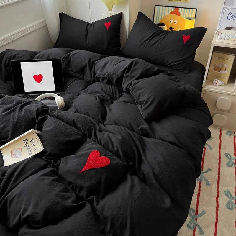WhisperLinens Love Charm Bedding Collection