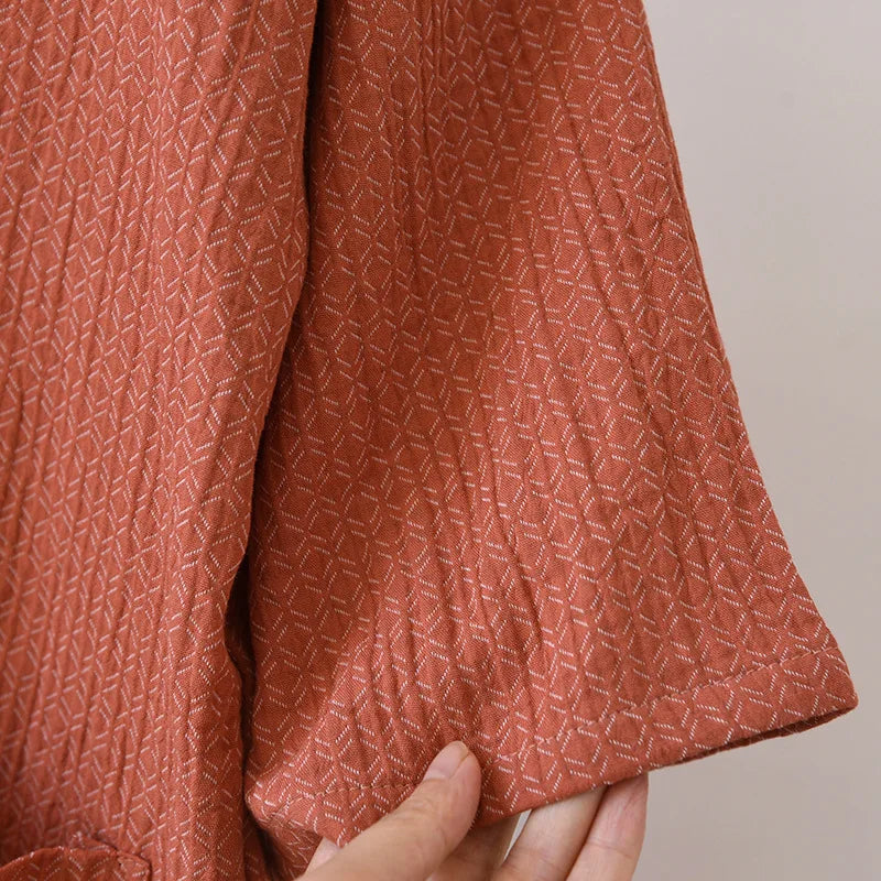 Zen Cotton Kimono Pajama Set