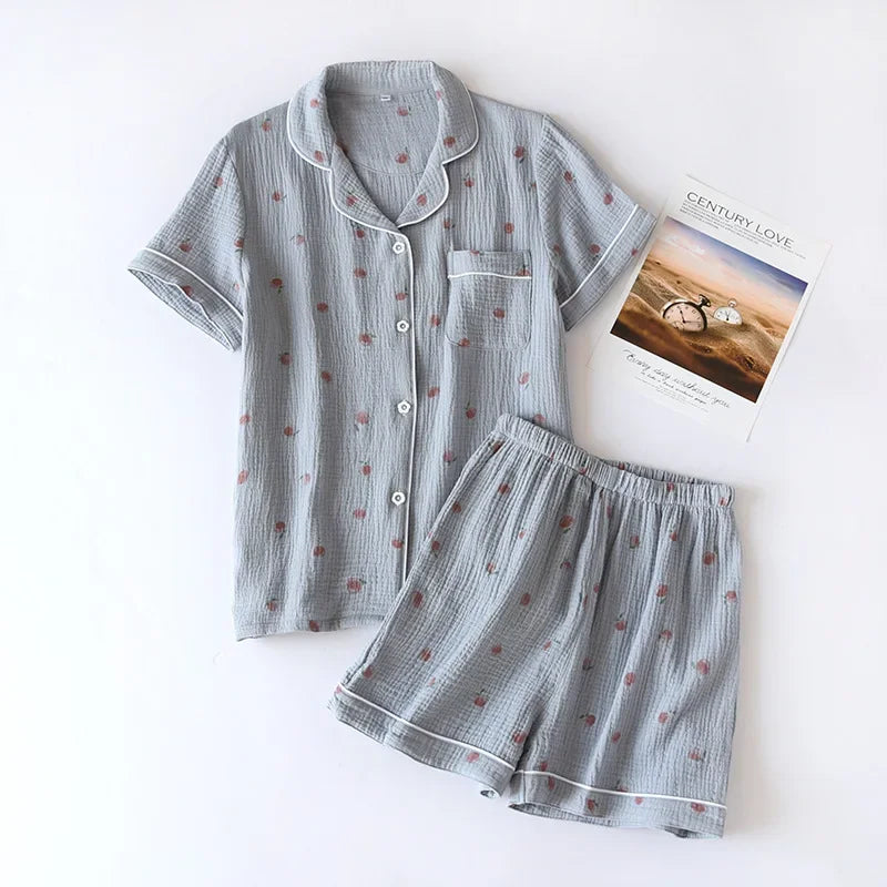 Peachy Breeze Pajama Set