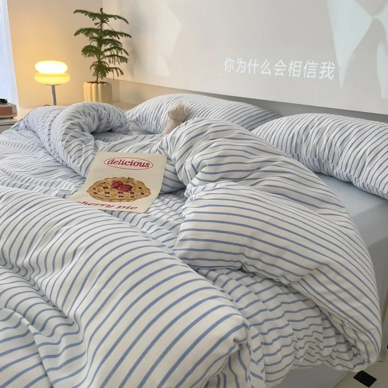 Calm Stripe Bedding Set