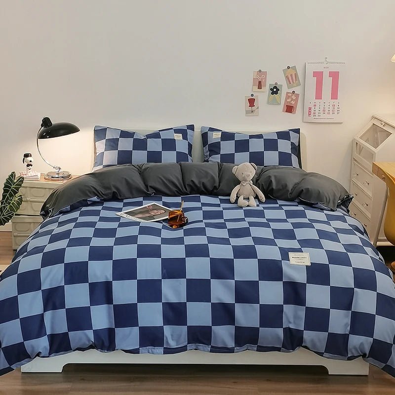 Checkerboard Bedding Collection - WhisperLinens