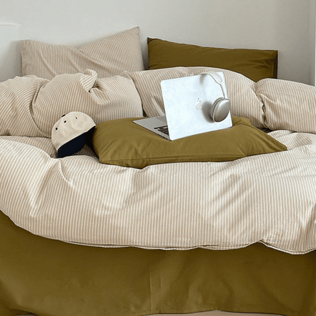 Sunwashed Stripe Bedding Collection - WhisperLinens