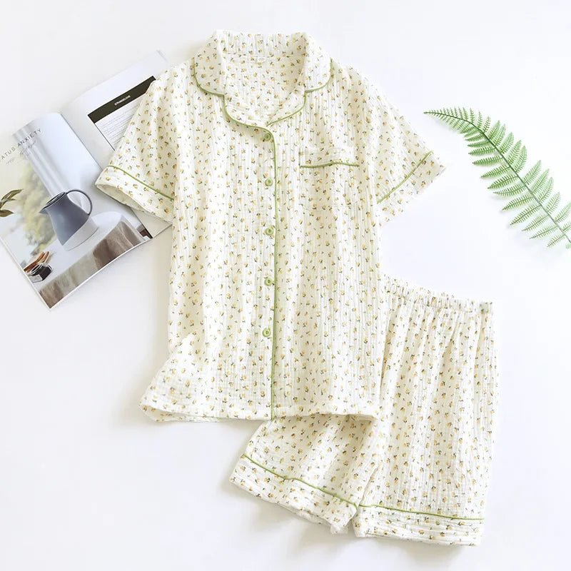 Sweetheart Cotton Pajama Set - WhisperLinens