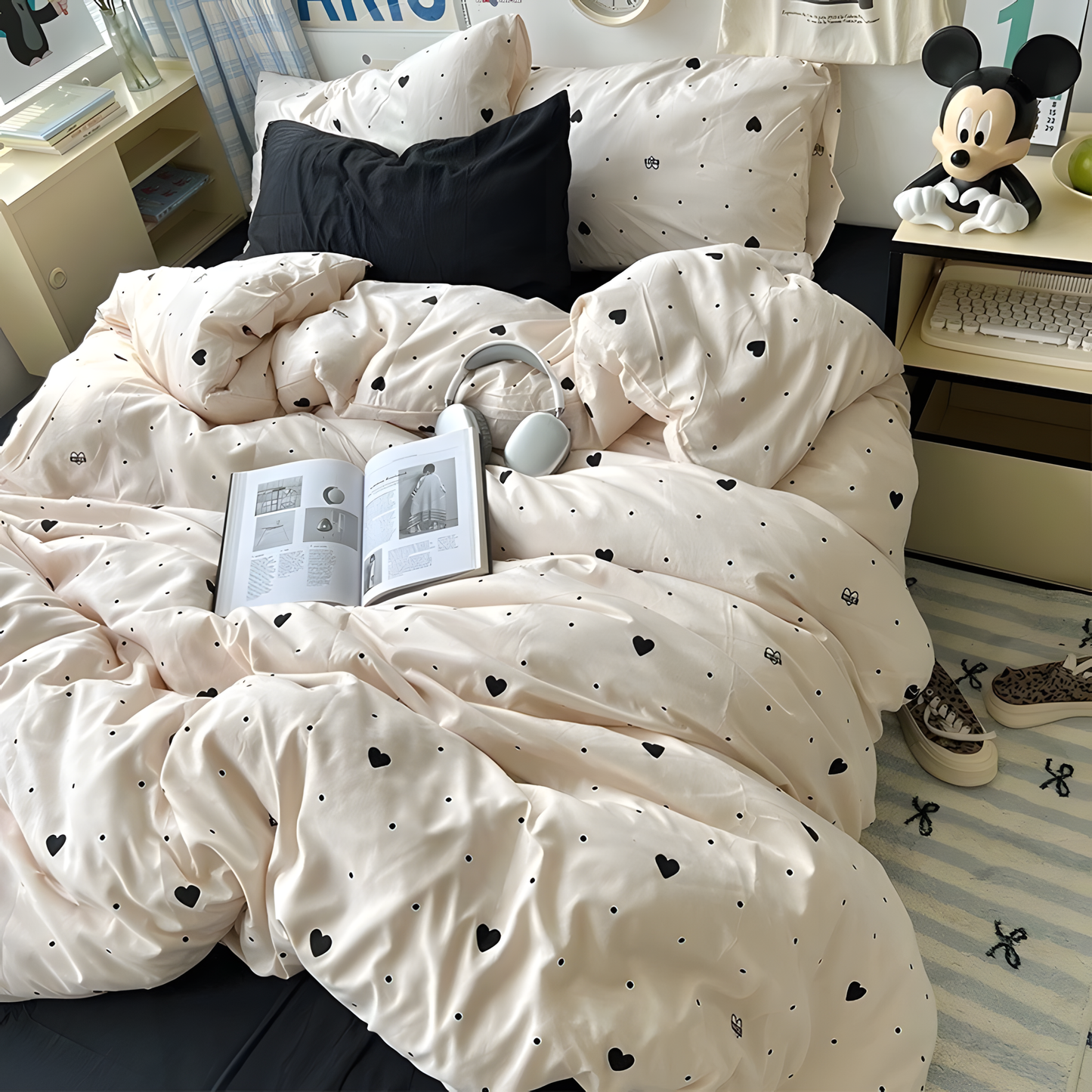 Sweetheart Dot Bedding Set