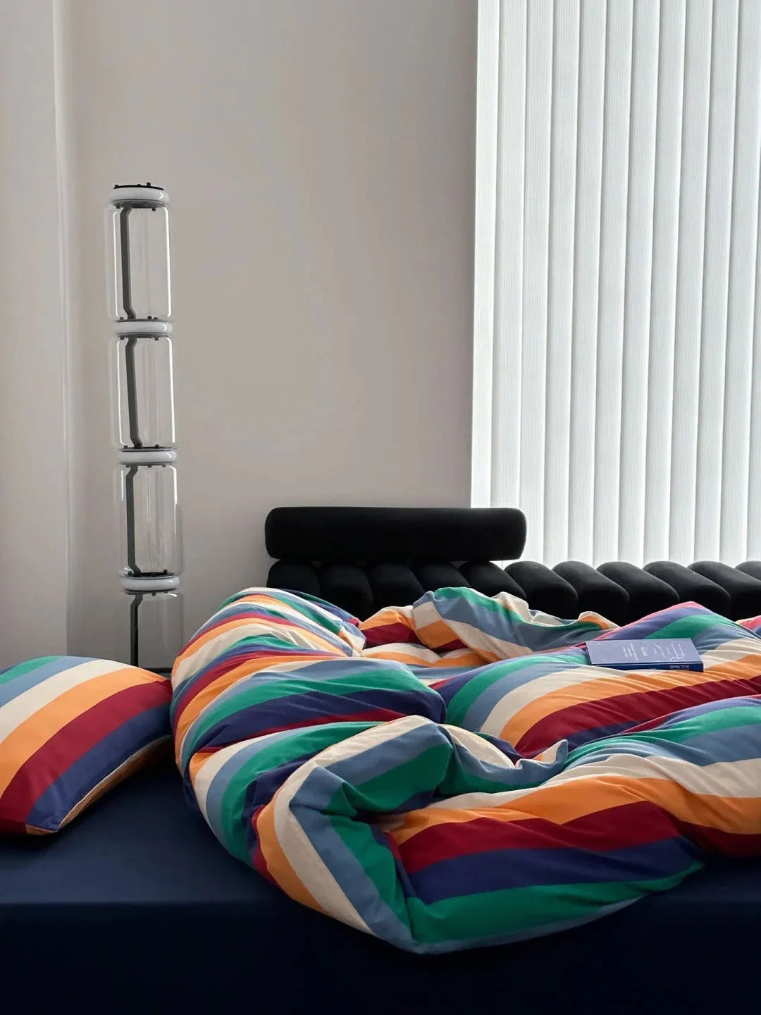 Marlow Rainbow Stripe Jersey Cotton Bedding Set