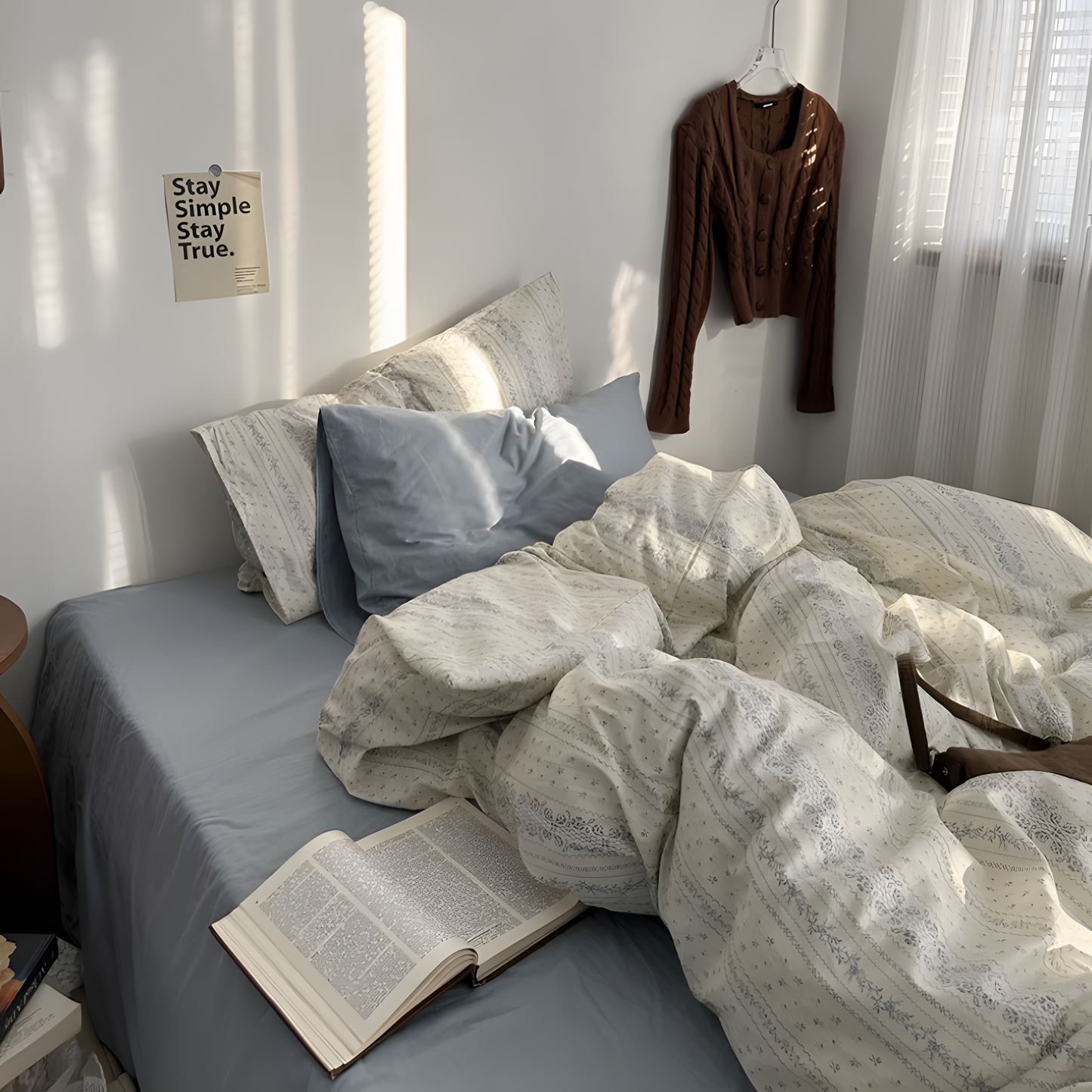 Serene Stripes Bedding Set