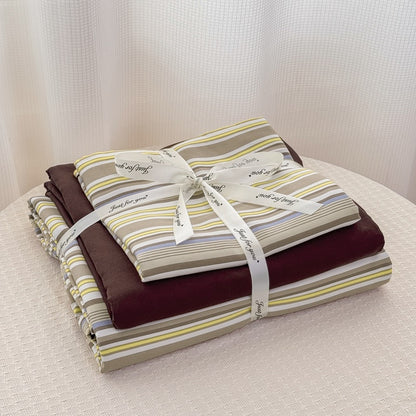 Retro Stripe Bedding Set