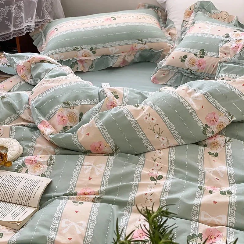 Serene Stripes Bedding Set