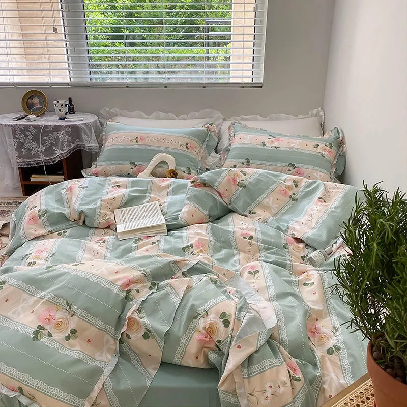 Serene Stripes Bedding Set