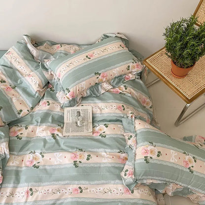 Serene Stripes Bedding Set