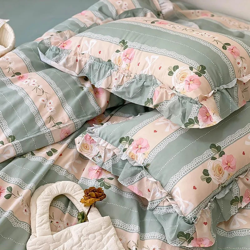 Serene Stripes Bedding Set