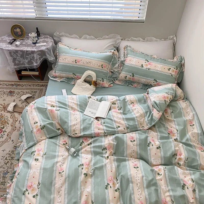 Serene Stripes Bedding Set