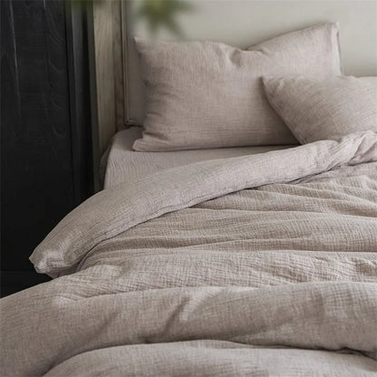 Rustic Comfort Bedding Set / Muted Ash Gray