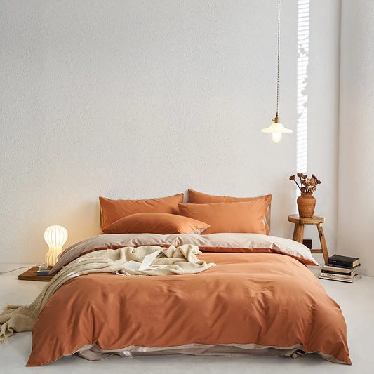 Tranquil Harmony Bedding Sets / Terracotta & Warm Sand