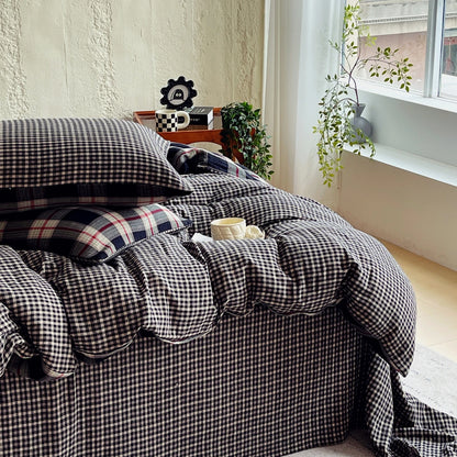 Heritage Plaid Cotton Bedding Set