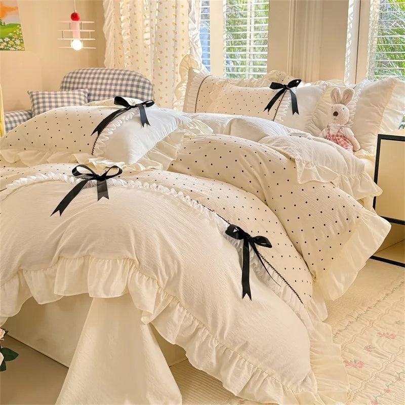 Sweet Bow Ruffle Bedding Collection