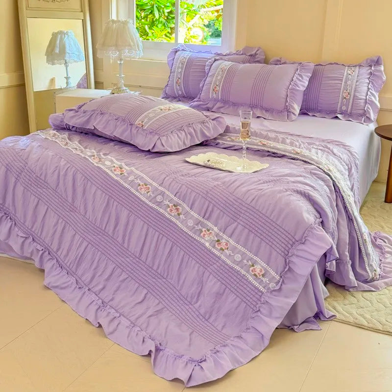 Romantic Ruffle Bedding Set