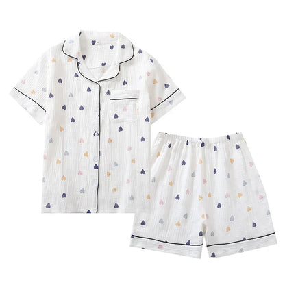 Sweetheart Cotton Pajama Set