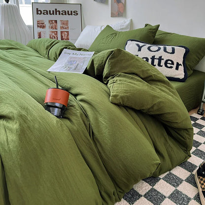 Washed Solid Bedding Collection