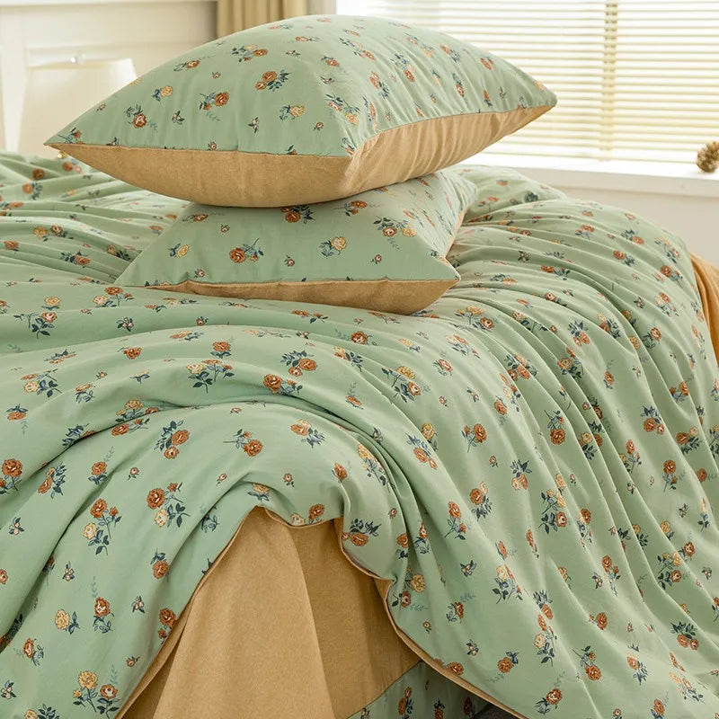 Mint Meadow Bedding Set