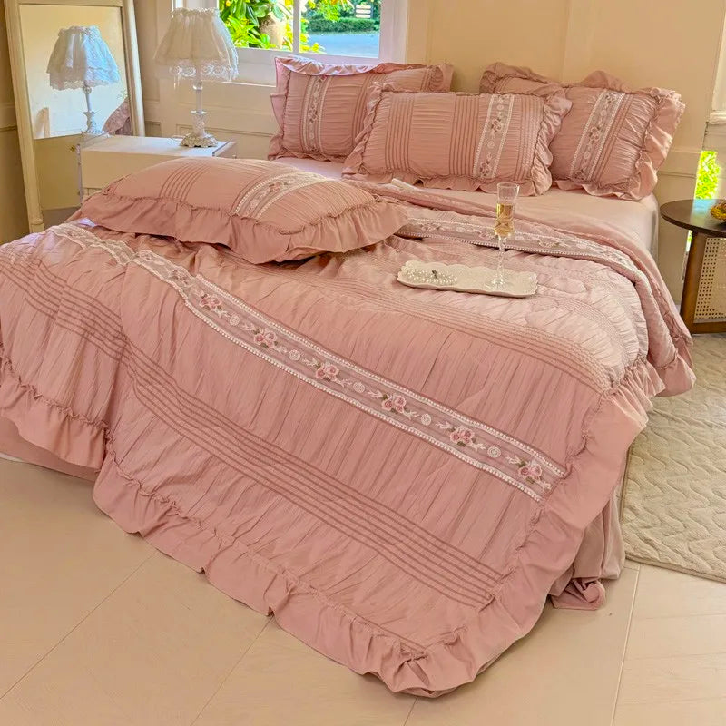 Romantic Ruffle Bedding Set