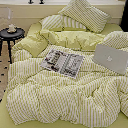 Serene Stripes Bedding Set