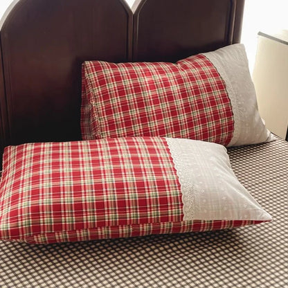 Cabin Lace Plaid Bedding Collection
