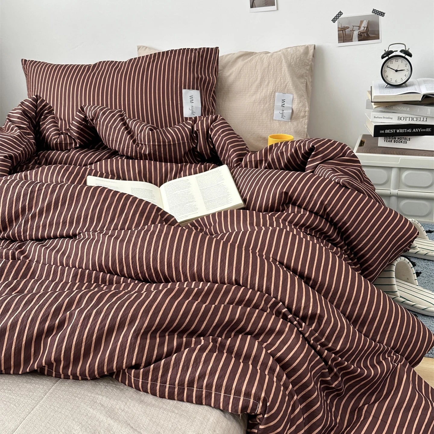 Minimalist Stripe Bedding Collection - WhisperLinens