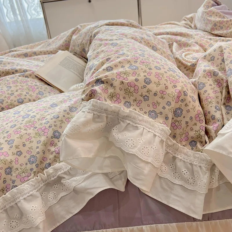 Pastel Floral Dreams Bedding Set