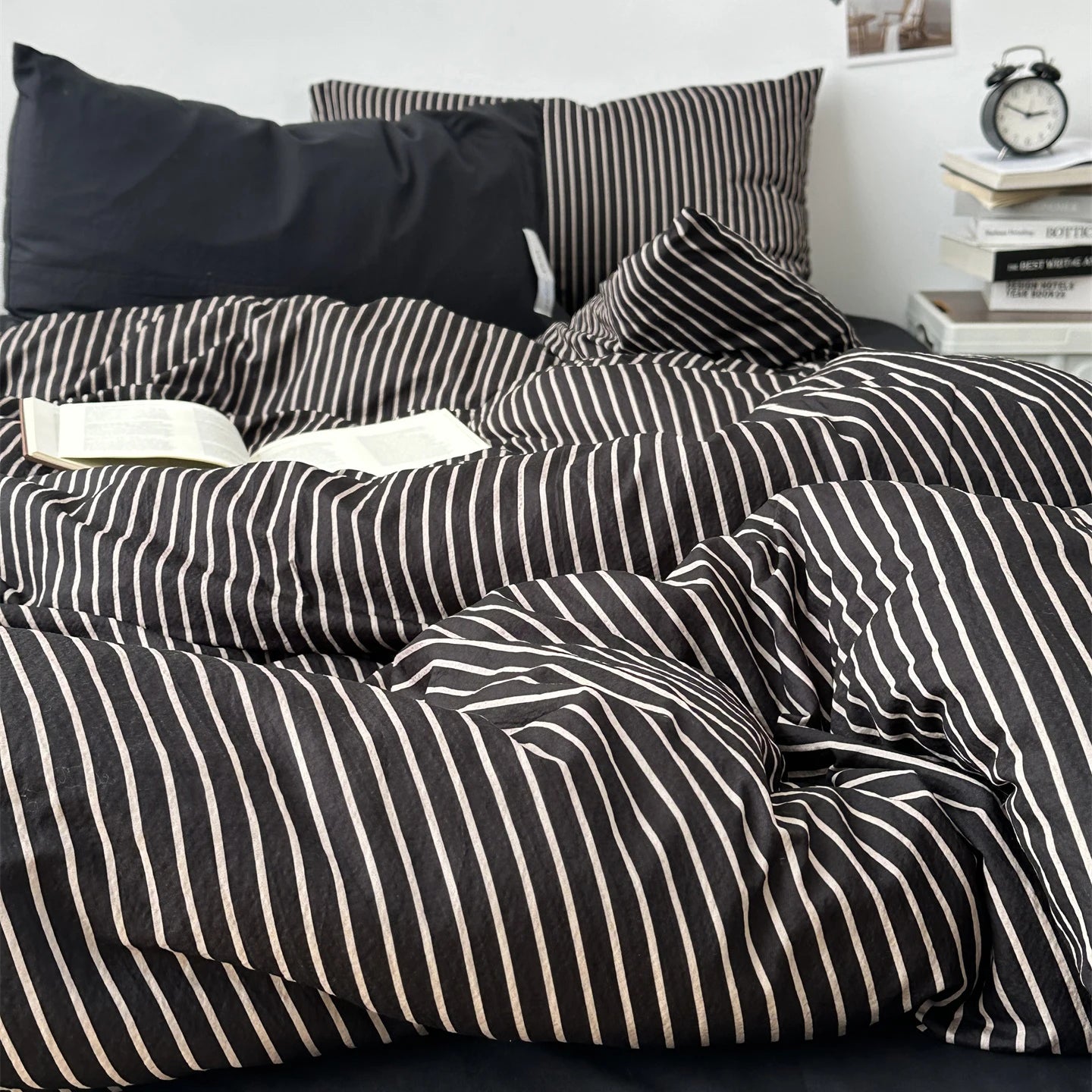 Minimalist Stripe Bedding Collection - WhisperLinens